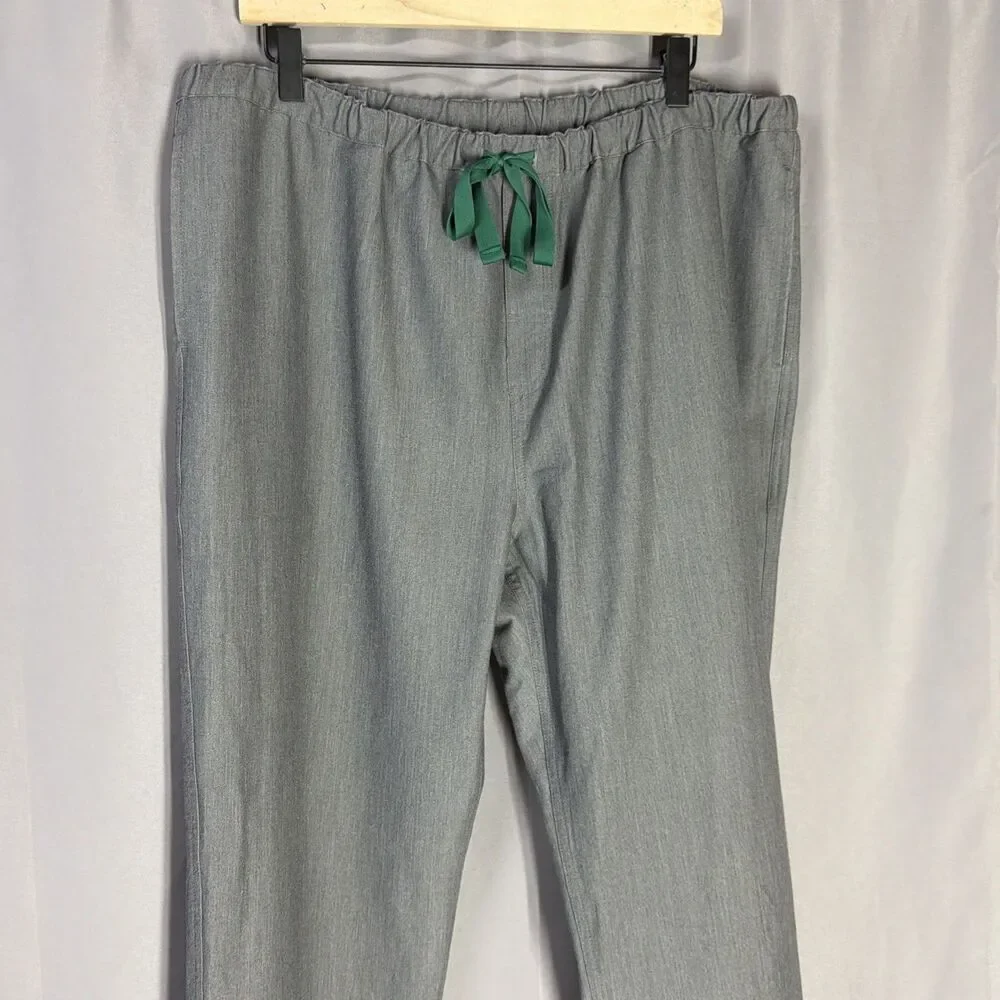 FIGS Men's Pisco Basic Scrub Pants Elastic Waistband Straight Leg Pockets 2XL